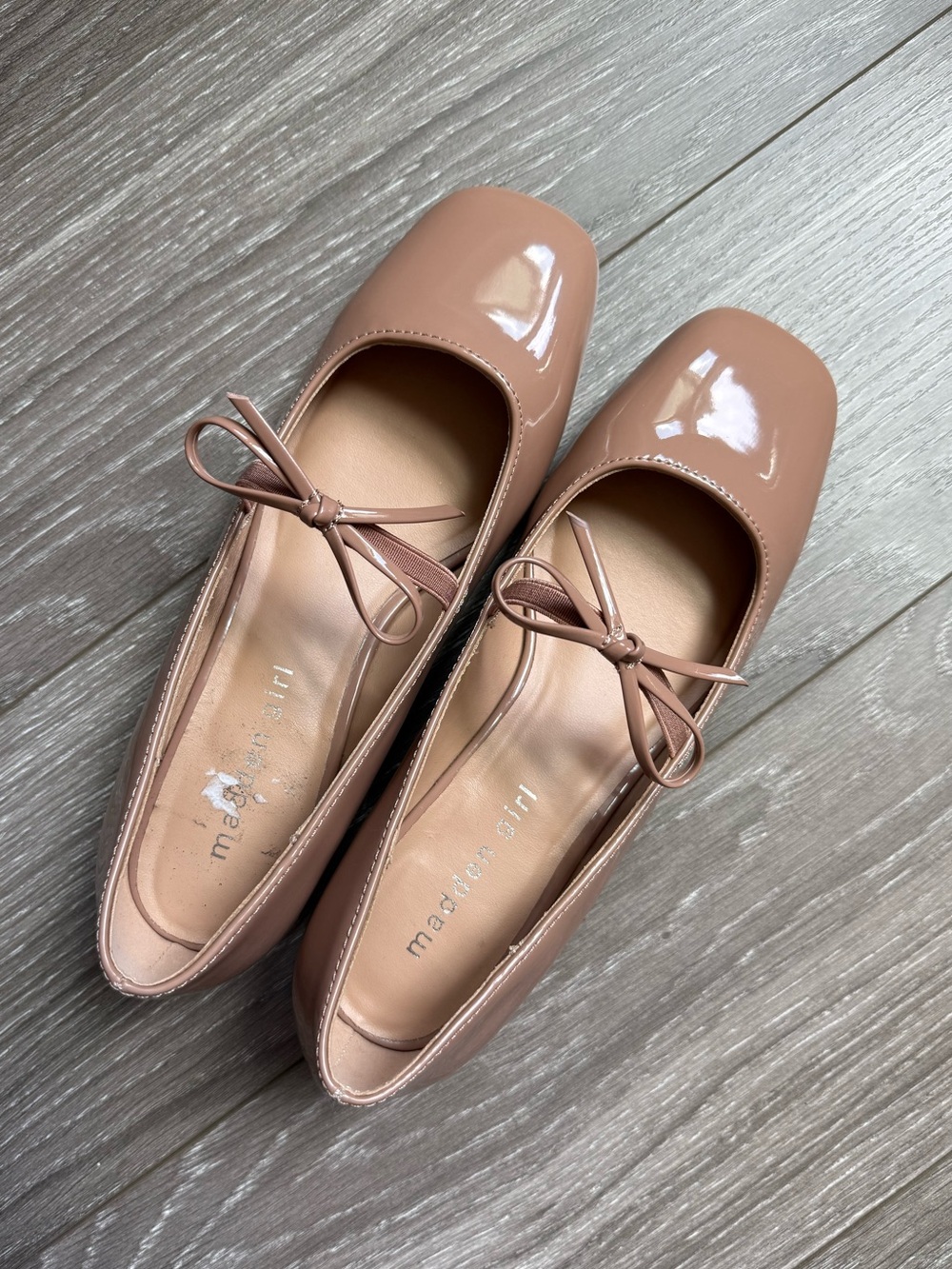 Madden girl ballet flats with little bows women’s size 6